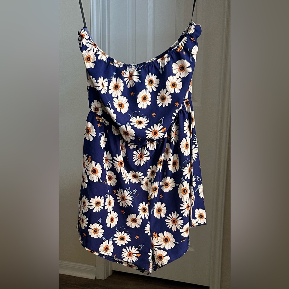 SHEIN Floral Print Romper